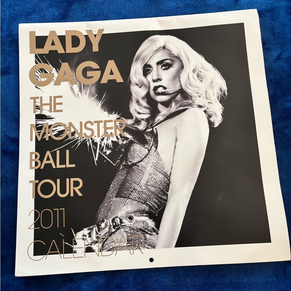 Lady Gaga The Monster Ball Tour 2011 Calendar